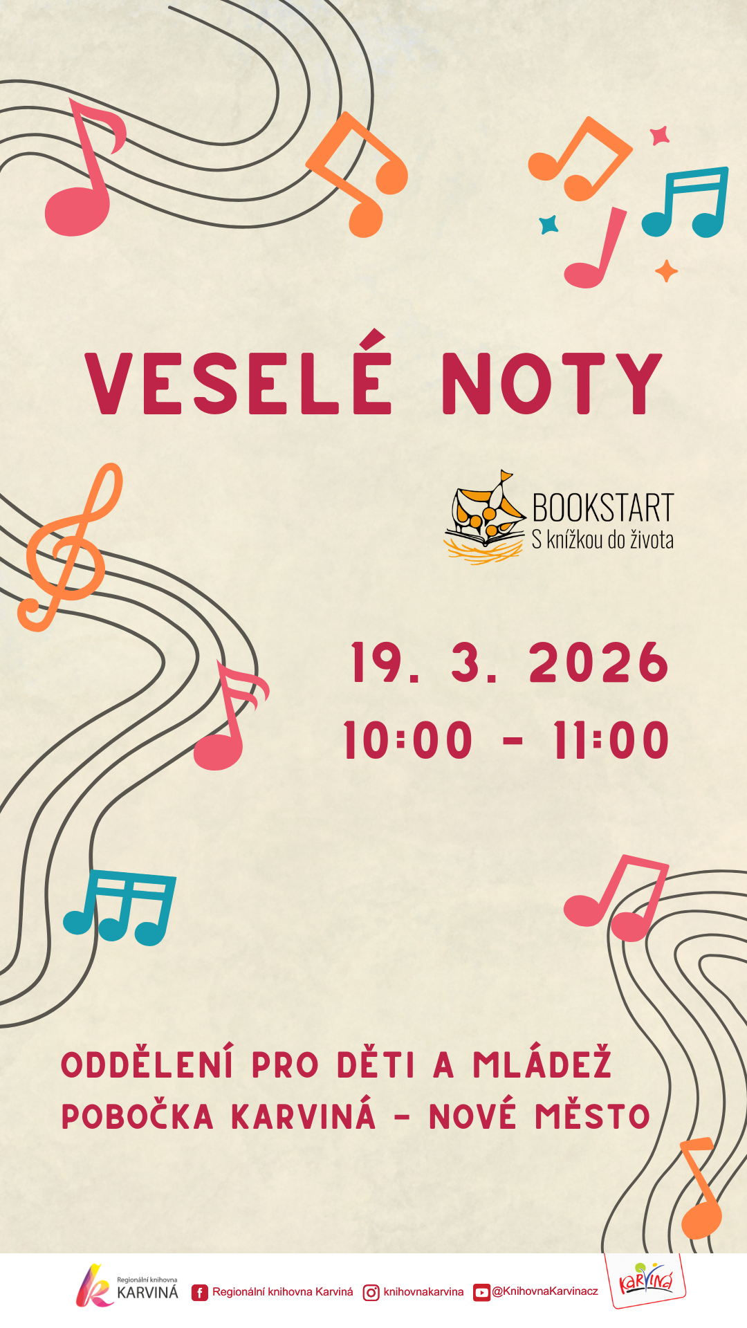 Bookstart – S knížkou do života: Veselé noty